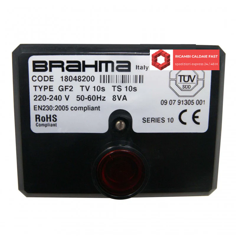 Quadro elettrico scheda apparecchiatura accensione Brahma GF2 18048200