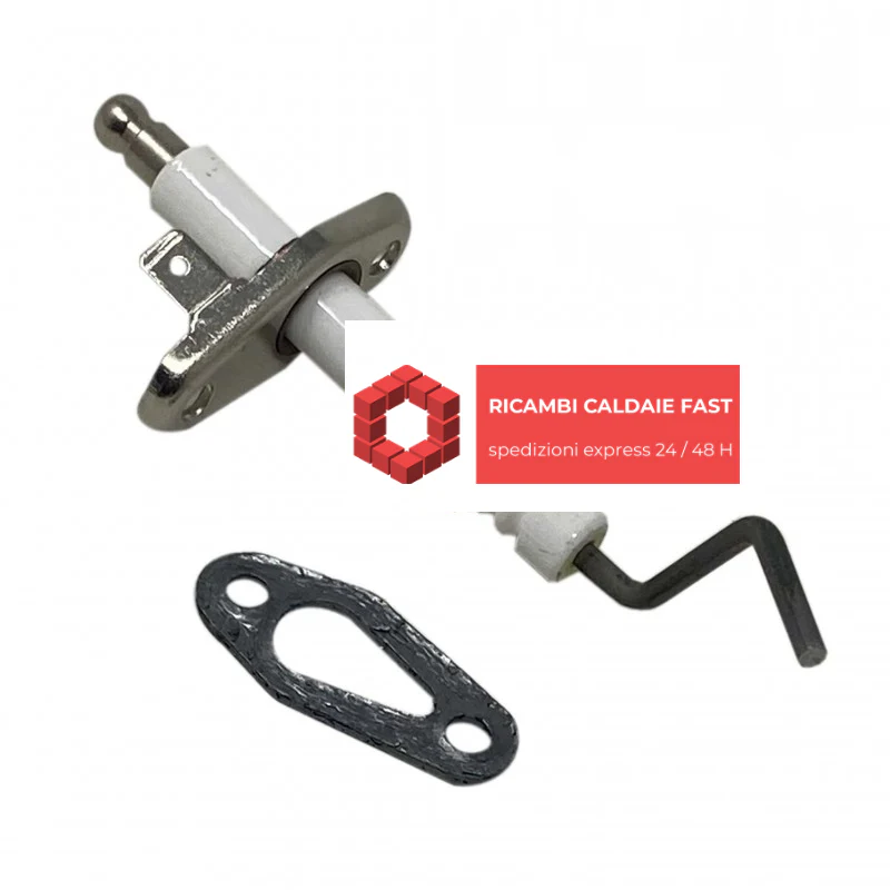 Elettrodo Candela accensione 3980V831 caldaia Ferroli Bluehelix Alpha, Kalis