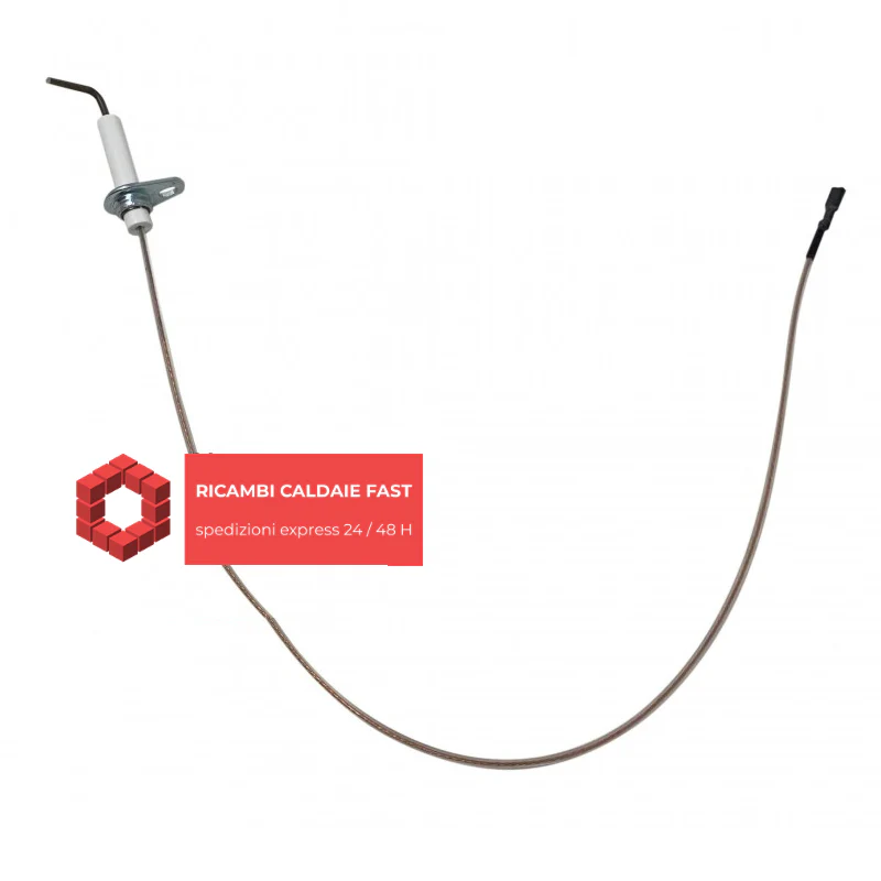 Elettrodo Candela accensione rilevazione caldaia Ariston 990436 City, Trend, Uno