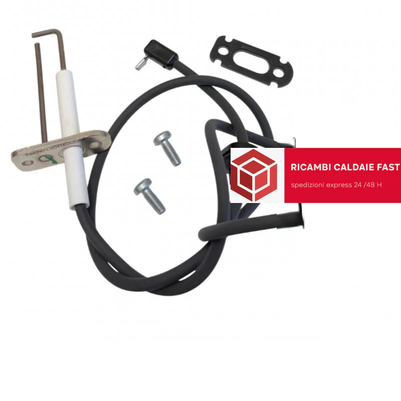 Elettrodo accensione e ionizzazione caldaia Viessmann Vitodens 100-E 7833804