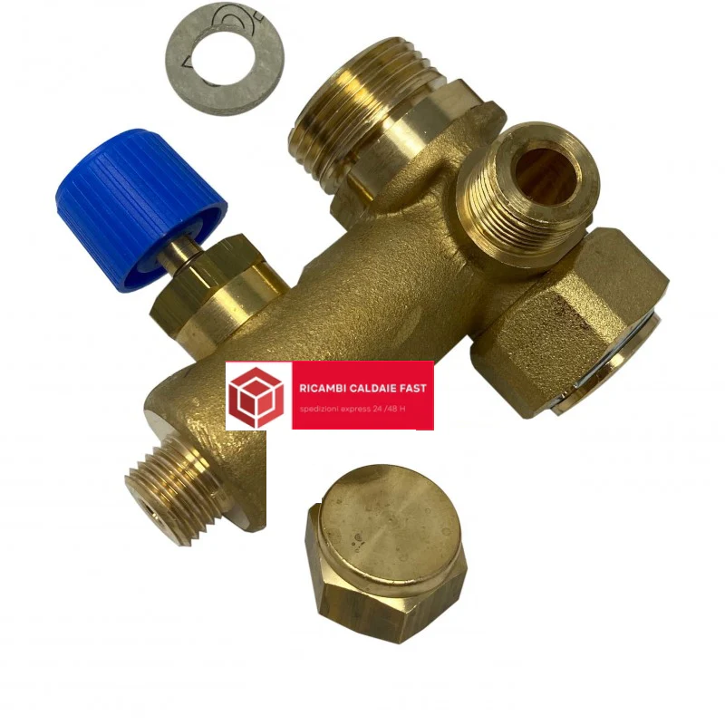 Gruppo rubinetto di carico riempimento caldaia Radiant 26033LA RCM 20 E RCM 21 E RMA 21 E RSF 20 E