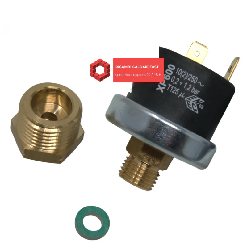 Pressostato acqua 1/4" XP 600 amborghini 39806180, ex 36401930 Aura, Big FK, Eco JV, Ellen, Epoca, Futuria, Ixinox, Jotek, Reply, Titan, Toro