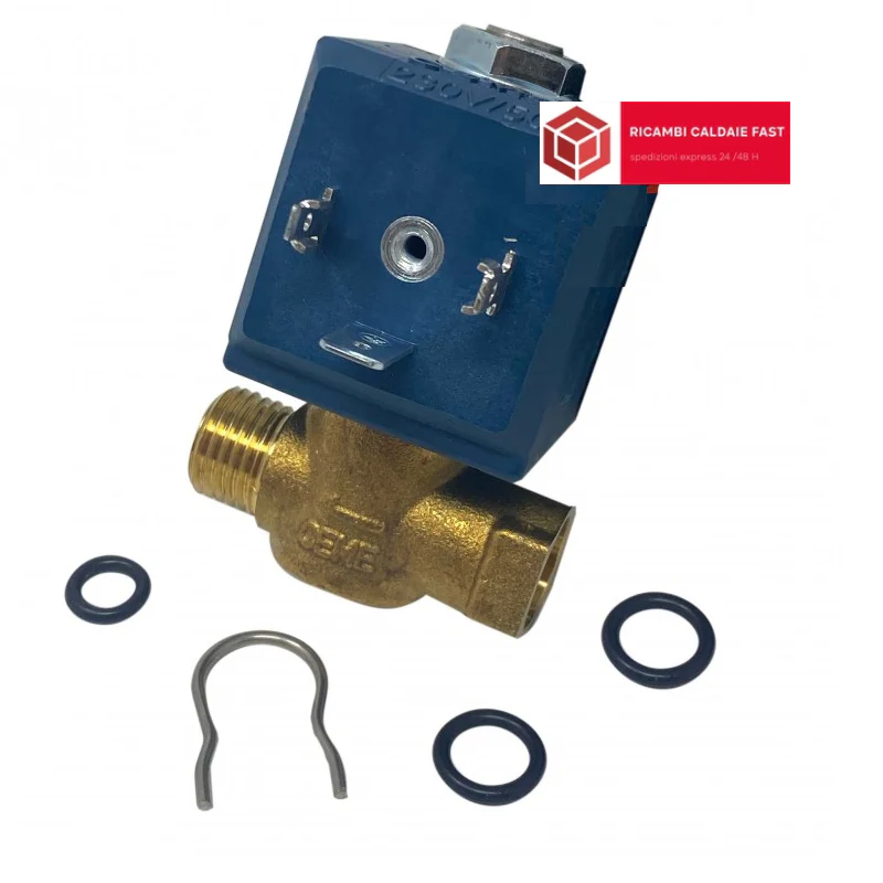Rubinetto Carico Automatico per Caldaie Ferroli 39809780, modelli Domina Igloo, Domina Insert, Ferella Box, Ferella Free, Ferstyle, New Elite