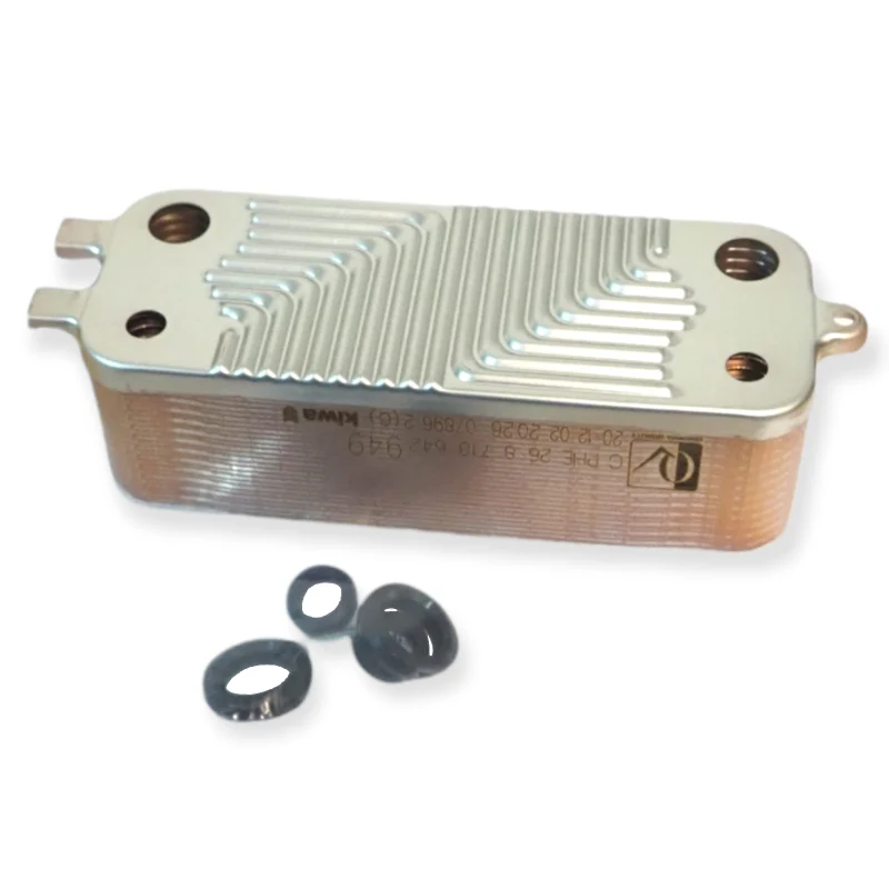 Scambiatore 26 piastre caldaia Junkers Cerapur Compact ZWB, Condens 2300, Condens 7000i 87186429490