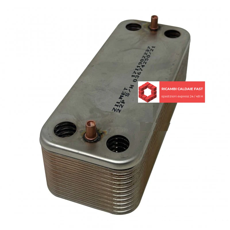 Scambiatore sanitario caldaia Italtherm 515000620 Time 25 F, Time 27 K