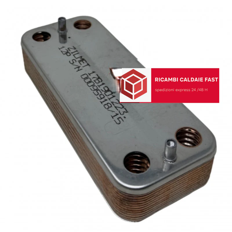 Scambiatore 12 piastre Zilmet 176b1901223 caldaia Savio Biasi Parva In , BI1511104