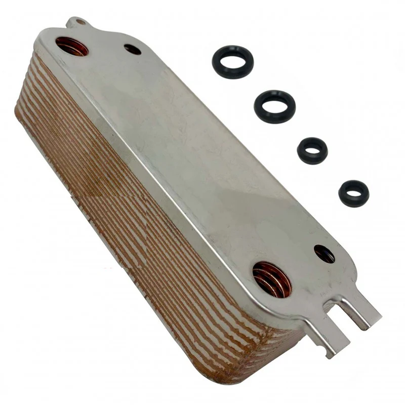 Scambiatore sanitario 18 piastre caldaia Junkers 87167719870 ex 87167710390