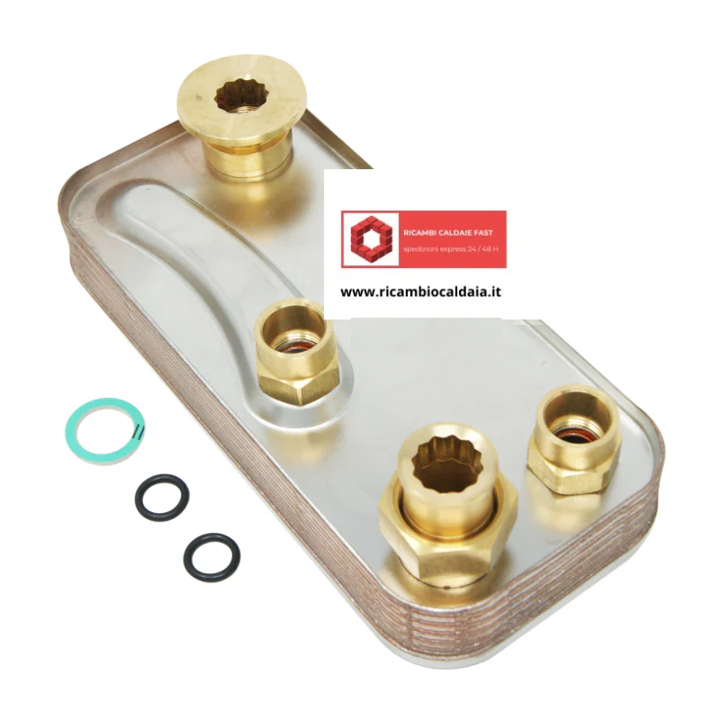 Scambiatore sanitario 12 piastre caldaie Junkers 87161429000 Novastar JC 24-2