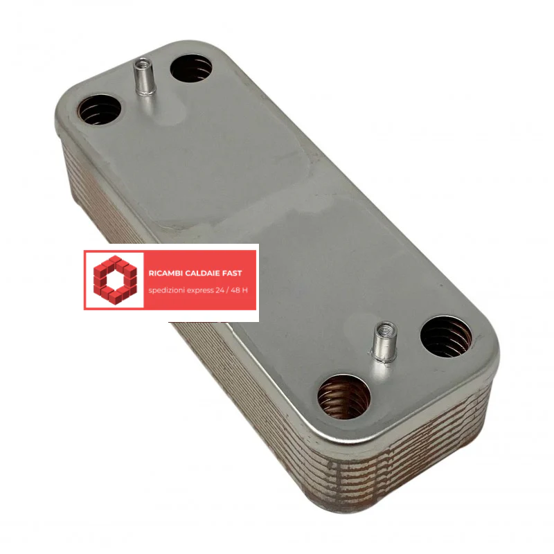 Scambiatore sanitario caldaia Ferroli 39820430 Bluehelix, DiVAtech, DIVAtop, Econcept, FERdigit, Fersystem, Fertech