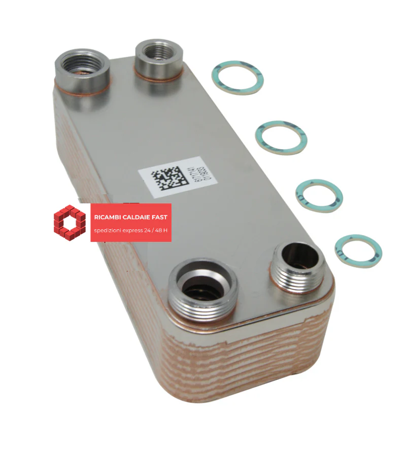 Scambiatore sanitario per Beretta Idra Exclusive, Idra Exclusive Turbo, Idra Meteo, Idra Meteo Turbo R7141