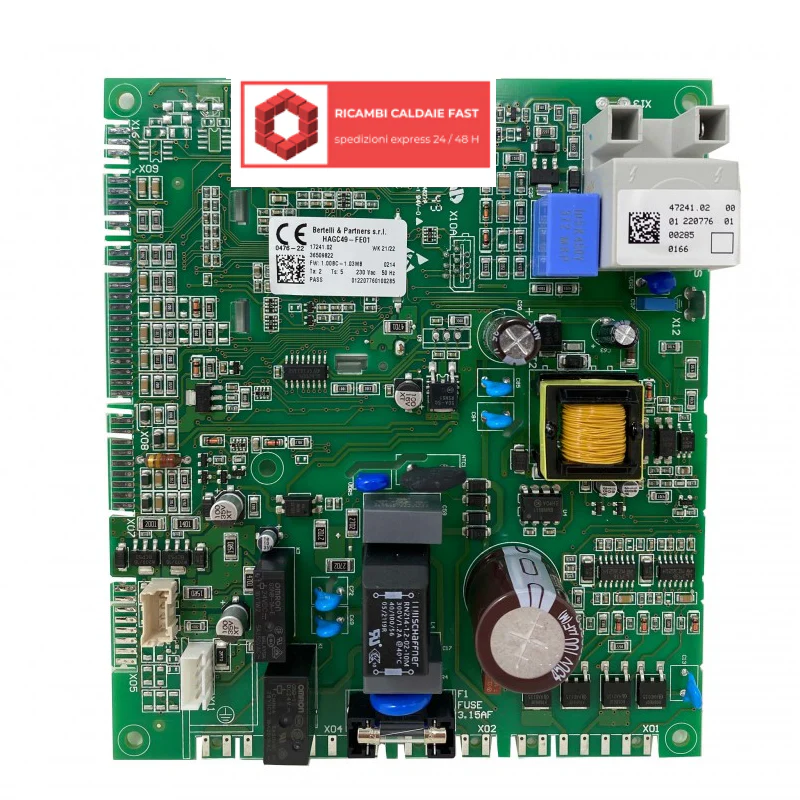 Scheda caldaia Lamborghini Alhena, Ixinox Jet 3980V134 HAGC49