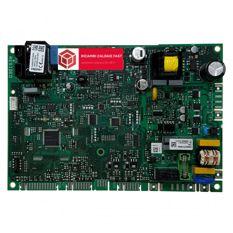 Scheda elettronica caldaia Ferroli Bluhelix Top Rrt, Omnia-Ui Hybrid 3981C051