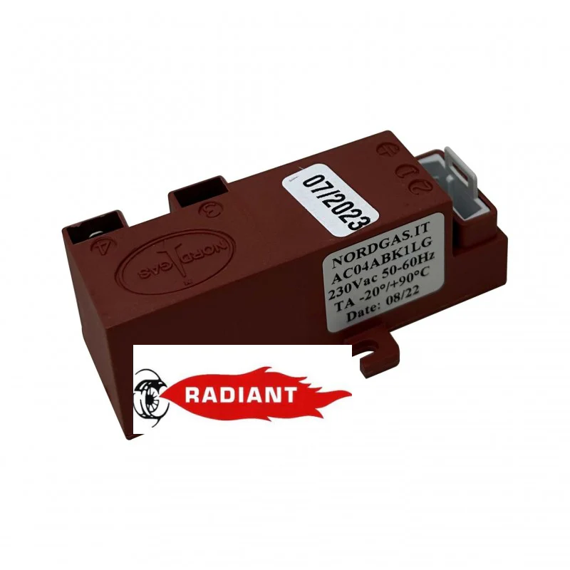 Trasformatore accensione caldaia Radiant RK 55, RBK 55 RS, RBK 100, RBK 100 R Power-Tech CS-R2, Modulo 100 R SX 88023LA