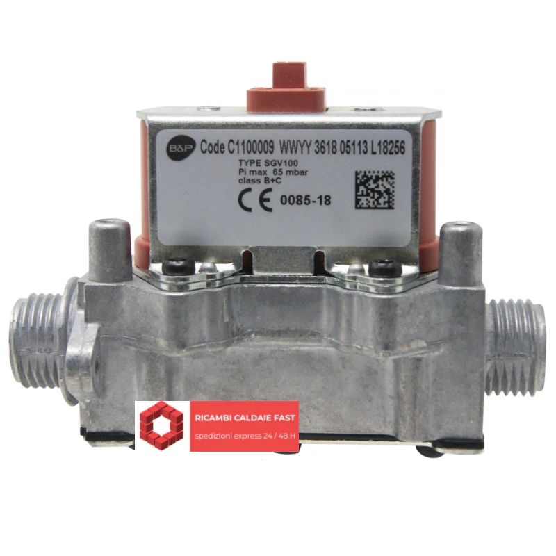 Valvola Gas B&P SGV100 C1100009 per Lamborghini 39841320 FL, Ninfa D, Taura D