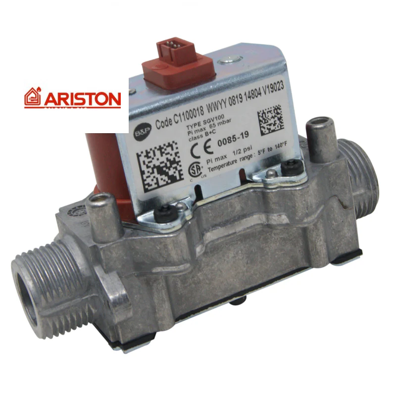 Valvola gas SGV100 C1100018 Caldaie Ariston 65116557