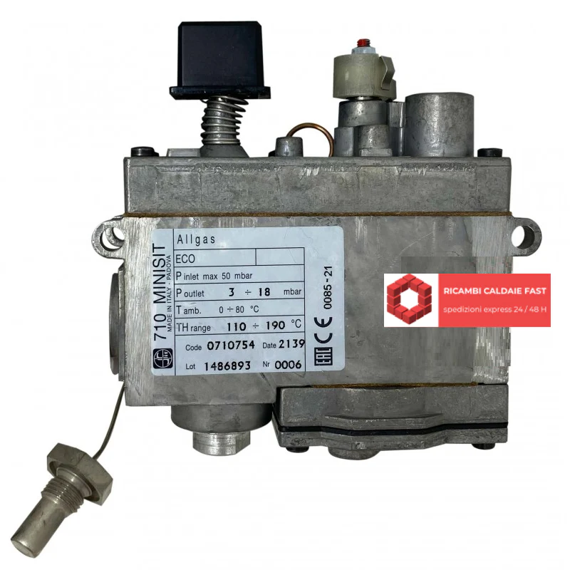 Valvola gas SIT 710 MINISIT 110°-190°C 0710754 per friggitrice