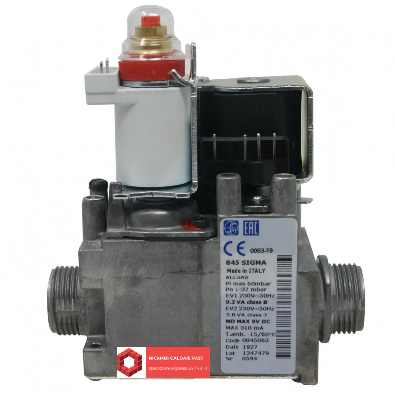 Valvola gas SIT 845063 per Roca jjj005658830 Aequator M 24/24, Aequator M 24/24 F, Aequator MI 24/24, Aequator MI 24/24 F