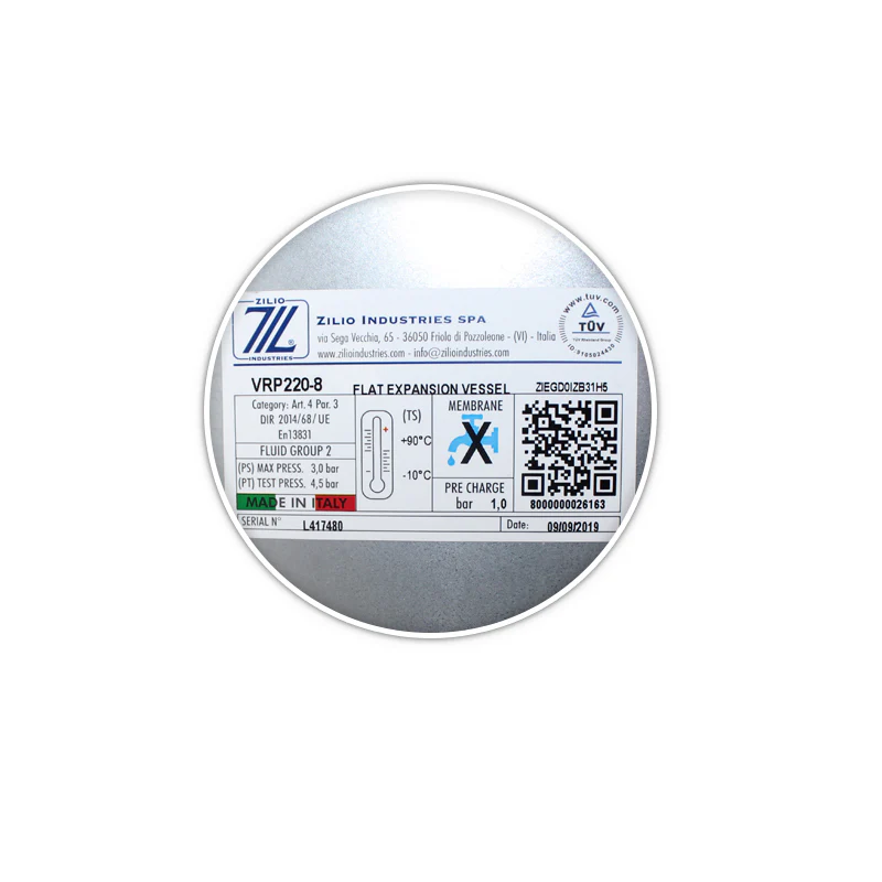 Vaso espansione 8 litri caldaia Ferroli 3980E980 Bluehelix B, Bluehelix Pro, Twist B, Twist Pro - Image 2