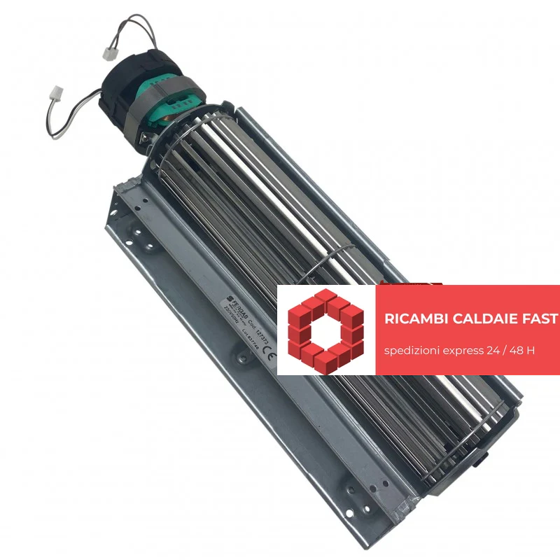 Ventilatore tangenziale 240 Radiatore Gas stufa Fondital 6YVENTAN06 Gazelle Evo 5000